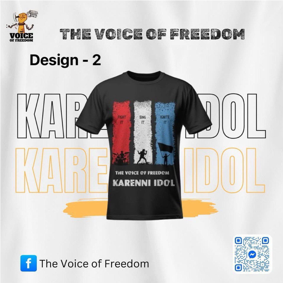 TVof အမှတ်တရ T-shirt (Design 2)